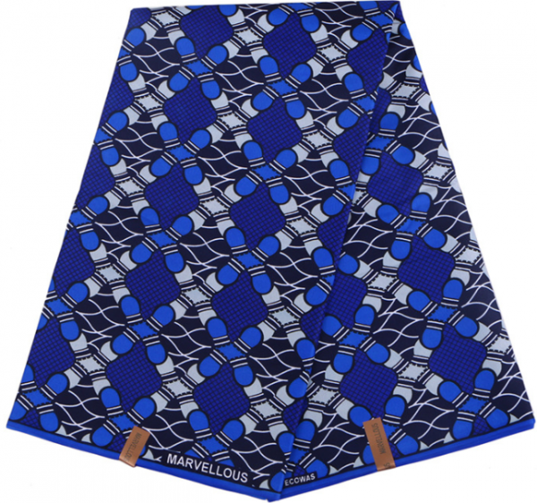 Kristina a name given to blue Ankara fabric, available in our labi online shop. I is known to be multi-purpose fabric