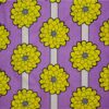 Phophi This image shows a daisy block print fabric, it can be used to make traditional style wedding dresses