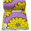 Phophi This image shows a daisy block print fabric, it can be used to make traditional style wedding dresses